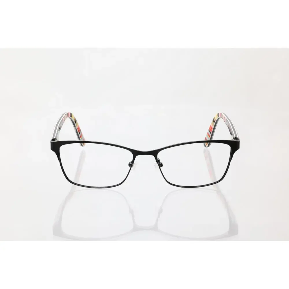 B.U.M EQUIPMENT DELIGHTFUL 52-16-135mm BLACK Eyeglass FRAMES ONLY - FAIR - READ